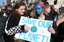 Alunos faltam às aulas para manifestação contra alterações climáticas