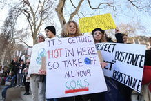 Alunos faltam às aulas para manifestação contra alterações climáticas