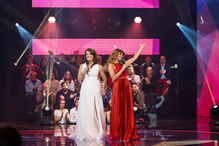 Tânia Ribas de Oliveira e Sónia Araújo comandaram a primeira semifinal do Festival da Canção