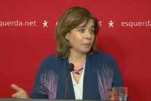 Catarina Martins reafirma o voto contra a moção de censura do CDS 