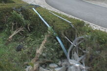 Local do despiste em Óbidos