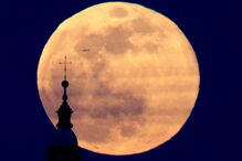 Superlua em Santiago de Compostela, Espanha