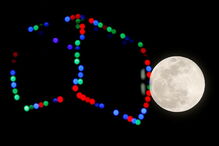 Superlua em Málaga, Espanha