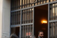 Protesto durante a greve dos investigadores da Polícia Judiciária