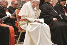 O Papa Francisco comoveu-se ao ouvir o depoimento de uma mulher italiana