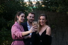 Os atores Filipa Pinto, Diogo Costa Reis e Marta Peneda