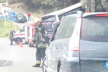 Estudantes feridos em despiste de autocarro em Sesimbra