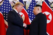 O encontro de Donald Trump e Kim Jong-un em imagens