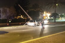 Bêbedo choca contra poste e acaba detido em Albufeira