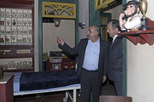 Presidente da Cofina, Administrador e diretor geral do CM e da CMTV visitam os estúdios da SP Televisão onde decorrem as gravações da telenovela da CMTV 