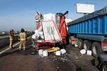 Acidente com cinco camiões e seis carros faz 17 feridos em Elvas