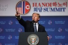 Trump abandona Hanói após cimeira falhada com Kim Jong-Un