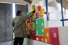 Preparação para o Carnaval Internacional de Elvas