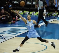 Estados Unidos vencem jogo das 'estrelas em ascensão' do 'All Star' da NBA
