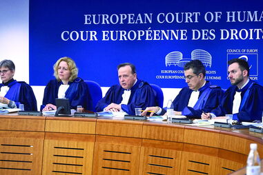 Tribunal Europeu dos Direitos do Homem instalado em Estrasburgo, França. 
