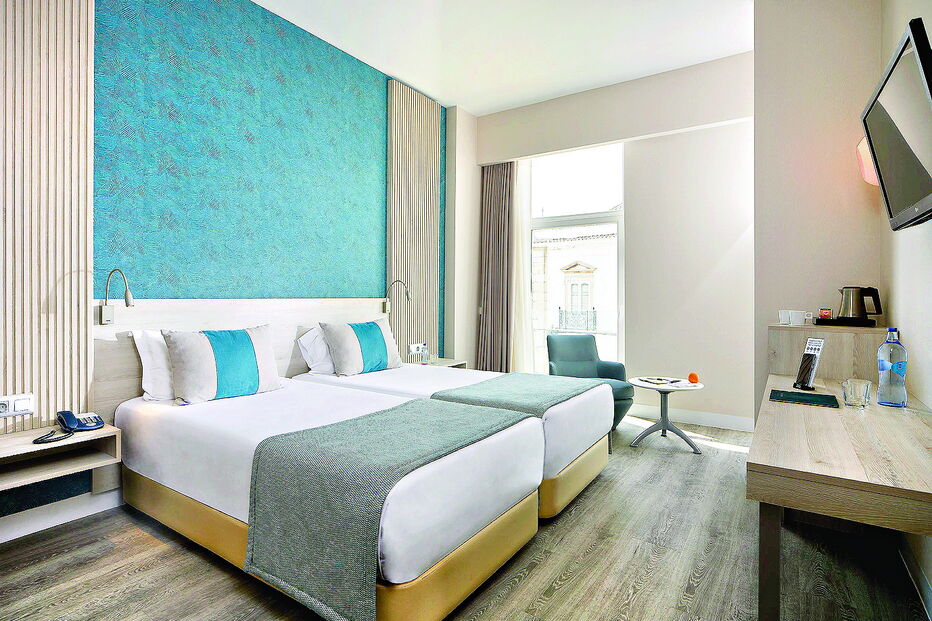 Os quartos dividem-se em seis categorias, mas o conforto é uma constante 