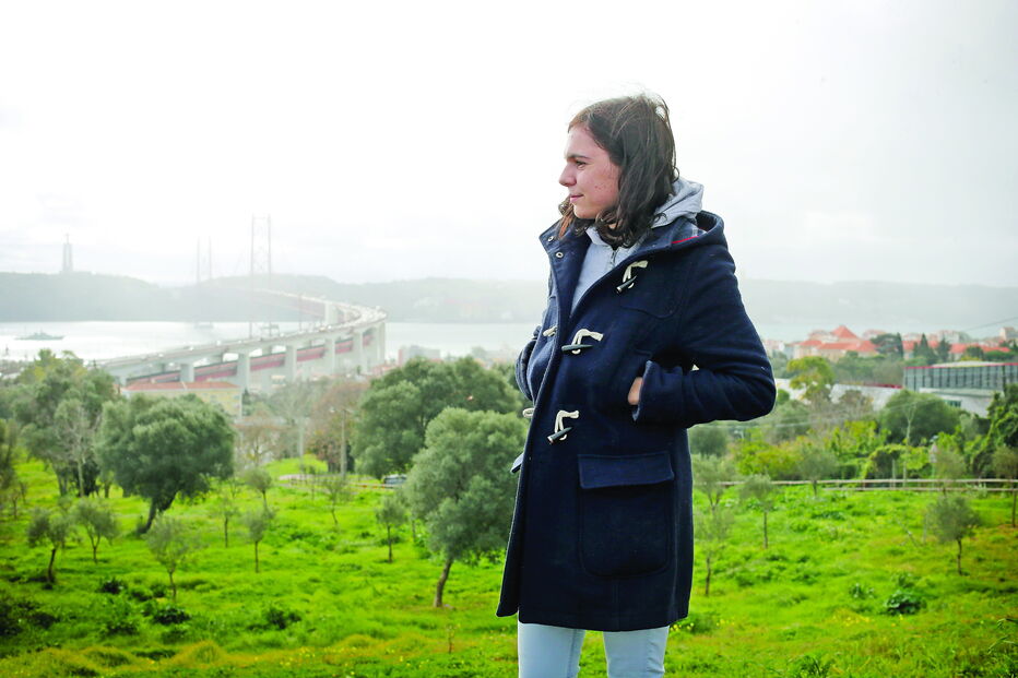 Maria Guadalupe  Gonçalves, de 21 anos, chegou a Lisboa há cinco meses com o marido.  Na Venezuela, os pais  chegaram a ser baleados