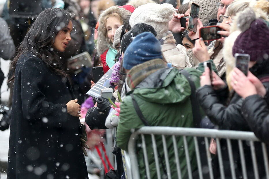 Frio não trava visita de Harry e Meghan