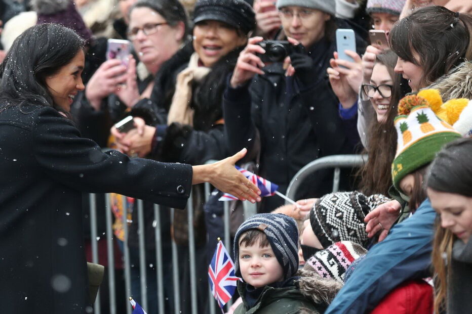 Frio não trava visita de Harry e Meghan