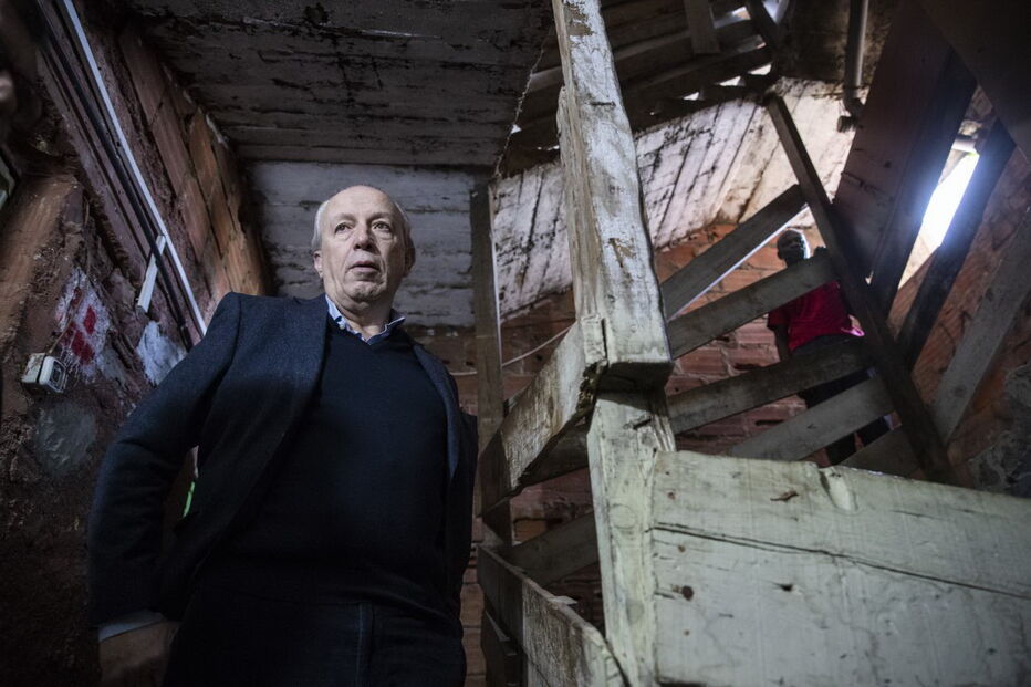 Visita de Santana Lopes ao bairro da Jamaica