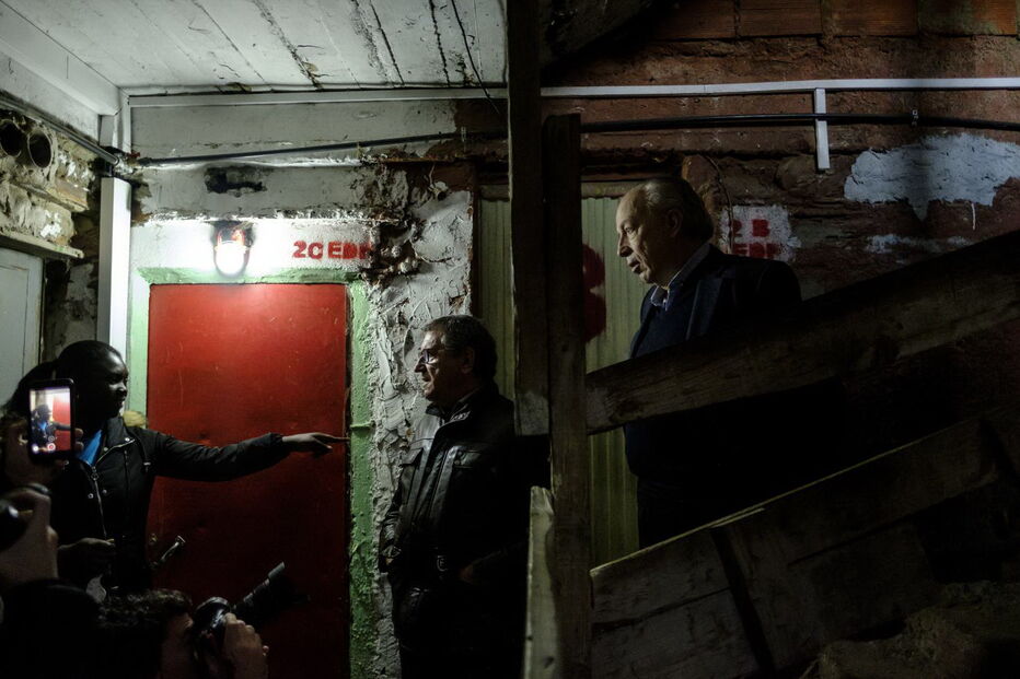 Visita de Santana Lopes ao bairro da Jamaica