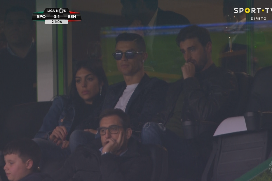 Cristiano e Gio em Alvalade