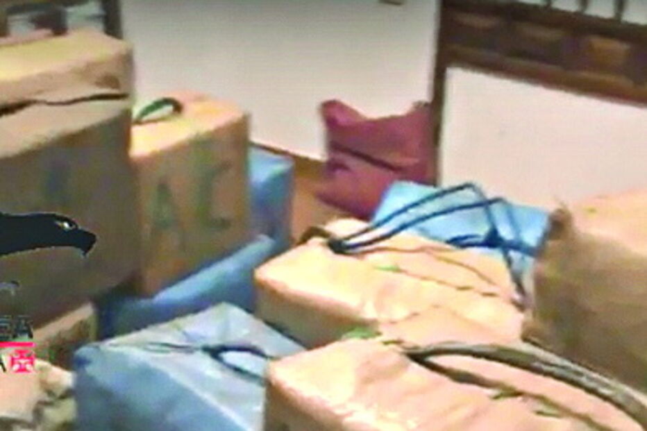 Droga foi apreendida numa casa 