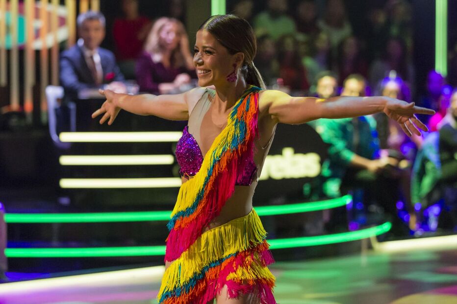 Isabel Silva no programa 'Dança com as Estrelas'