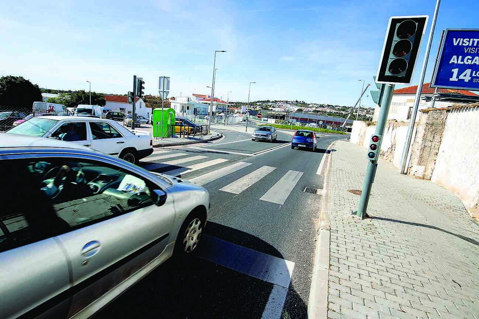 Local onde idosa foi atropelada, em Boliqueime, na EN 125