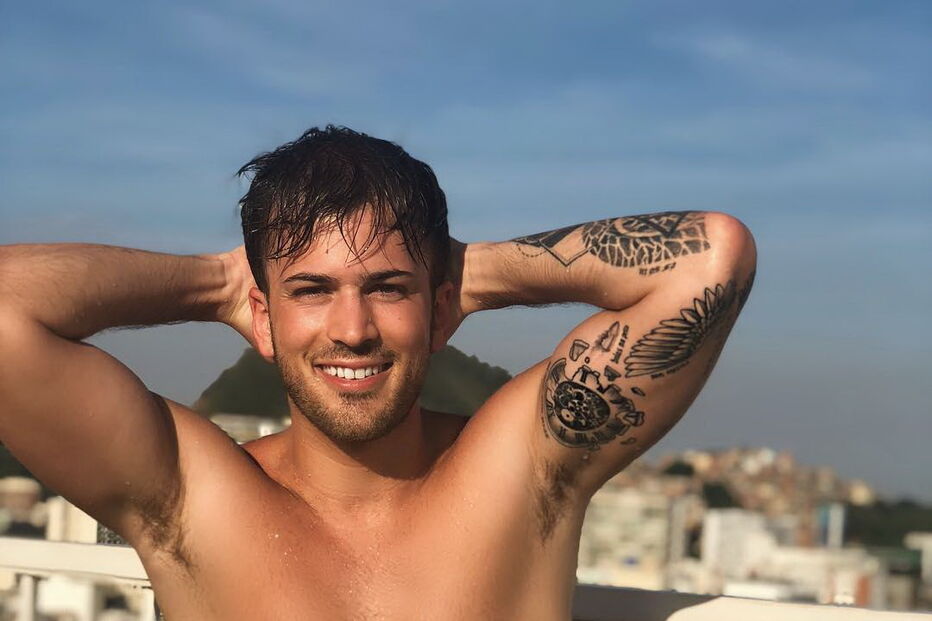 David Carreira de férias no Brasil