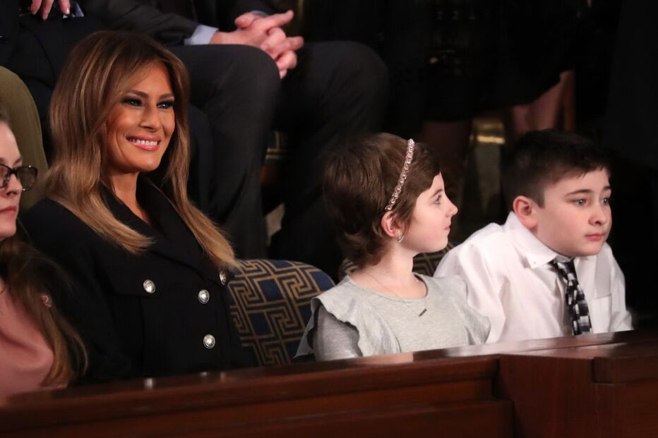 Joshua Trump adormeceu durante discurso de Trump