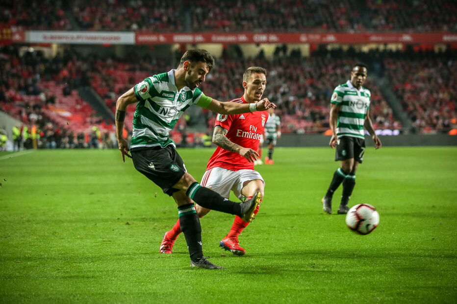 Momento do Benfica- Sporting da meia-final da Taça de Portugal