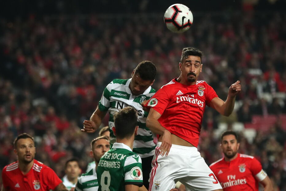 Momento do Benfica- Sporting da meia-final da Taça de Portugal