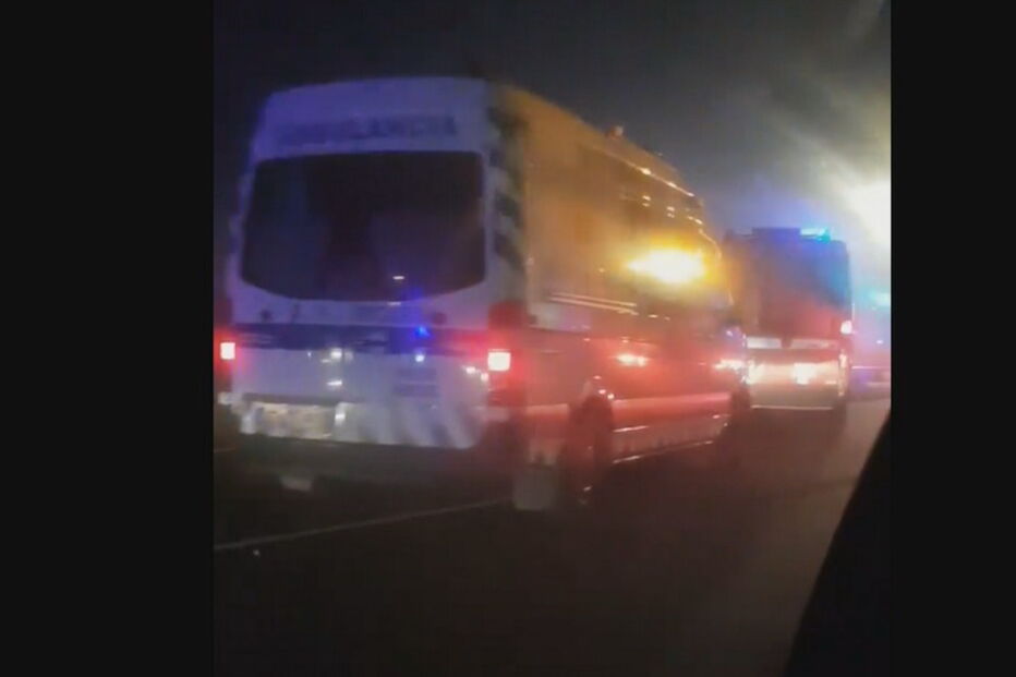 Acidente em cadeia cortam A1