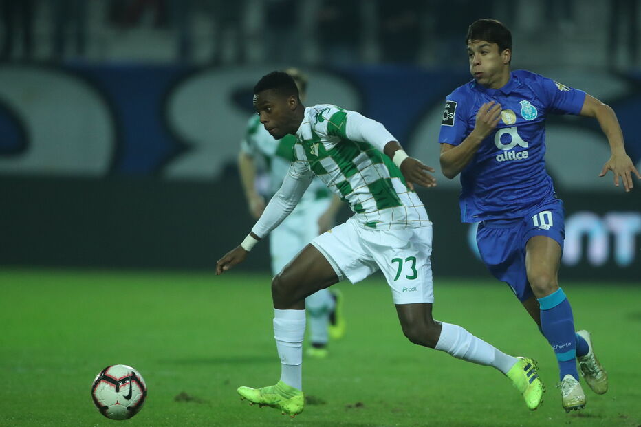 Momento do jogo Moreirense - FC Porto