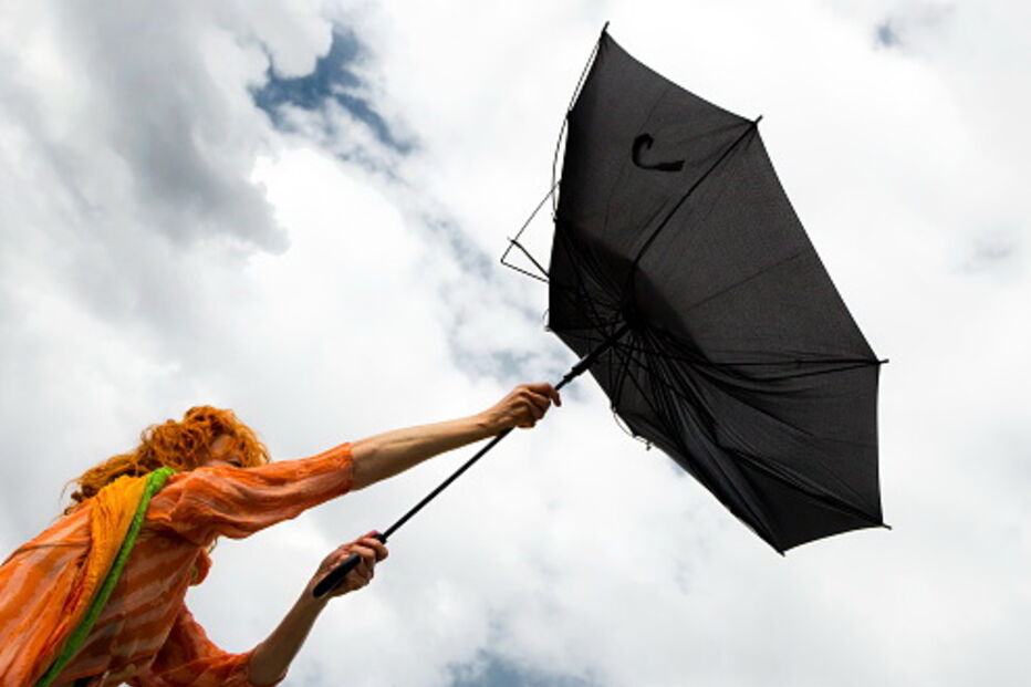 Tempestade traz ventos fortes