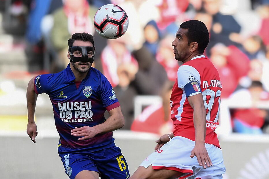 Momento do jogo Braga - Chaves, para a I Liga