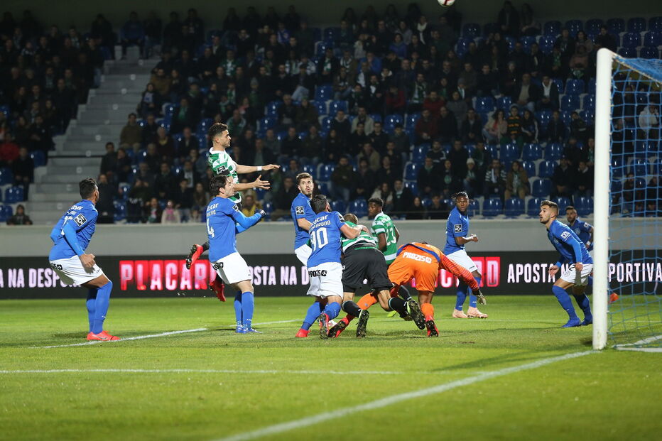 Lance do Feirense - Sporting a contar para a I Liga