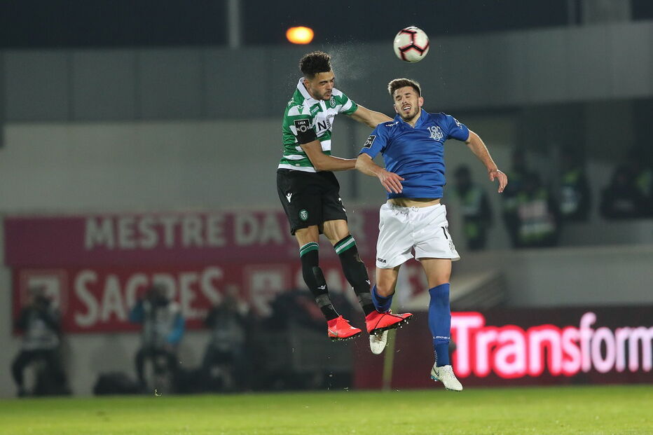Lance do Feirense - Sporting a contar para a I Liga