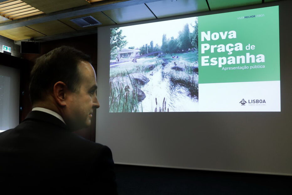 Parque Urbano da Praça de Espanha em Lisboa concluído em 2020
