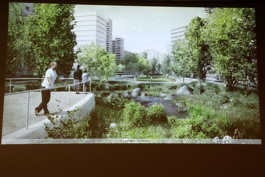 Parque Urbano da Praça de Espanha em Lisboa concluído em 2020