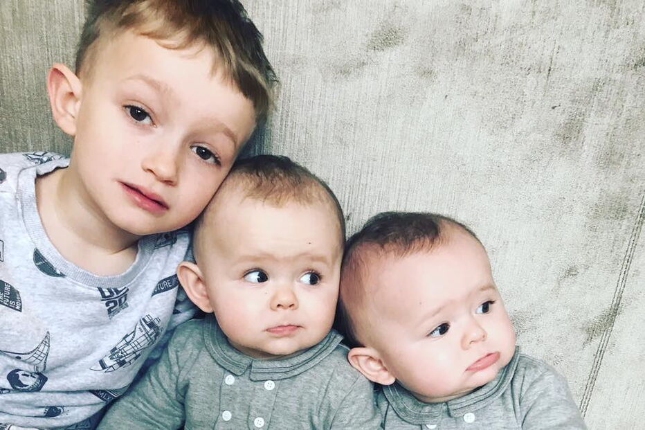 Oliver, Nial e Luke 