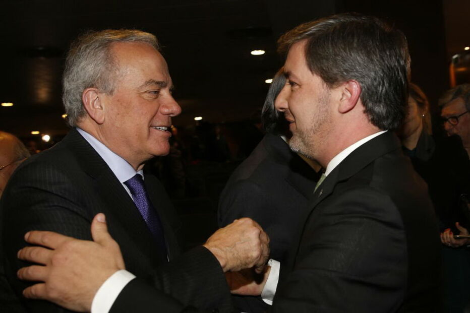 Ricciardi com Bruno de Carvalho 