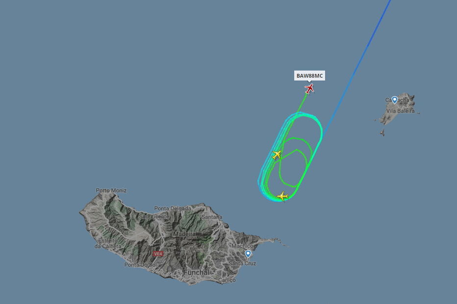 Voos desviados do aeroporto do Funchal devido a mau tempo