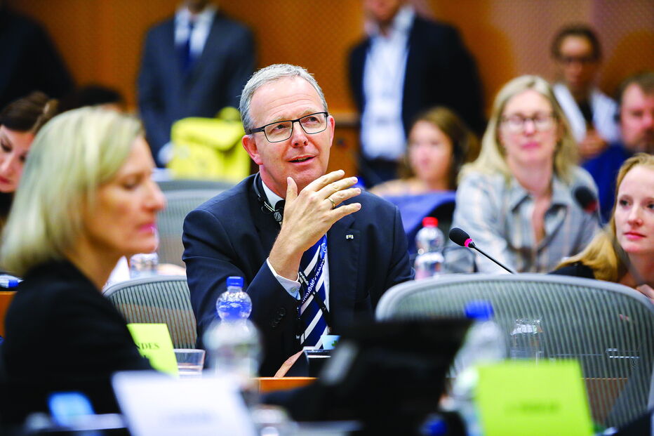 O alemão Axel Voss, deputado relator da nova diretiva dos direitos de autor no Parlamento Europeu 