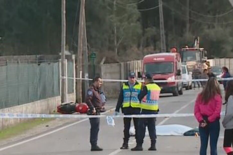 Homem morre em despiste de moto na Marinha Grande