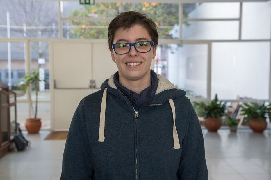 Francisca Ferreira, aluna da Escola Secundária Clara de Resende, no Porto