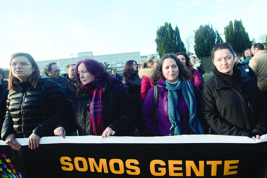 Protesto dos enfermeiros