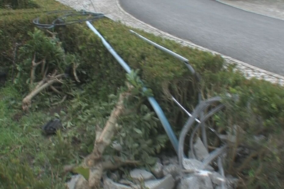 Local do despiste em Óbidos