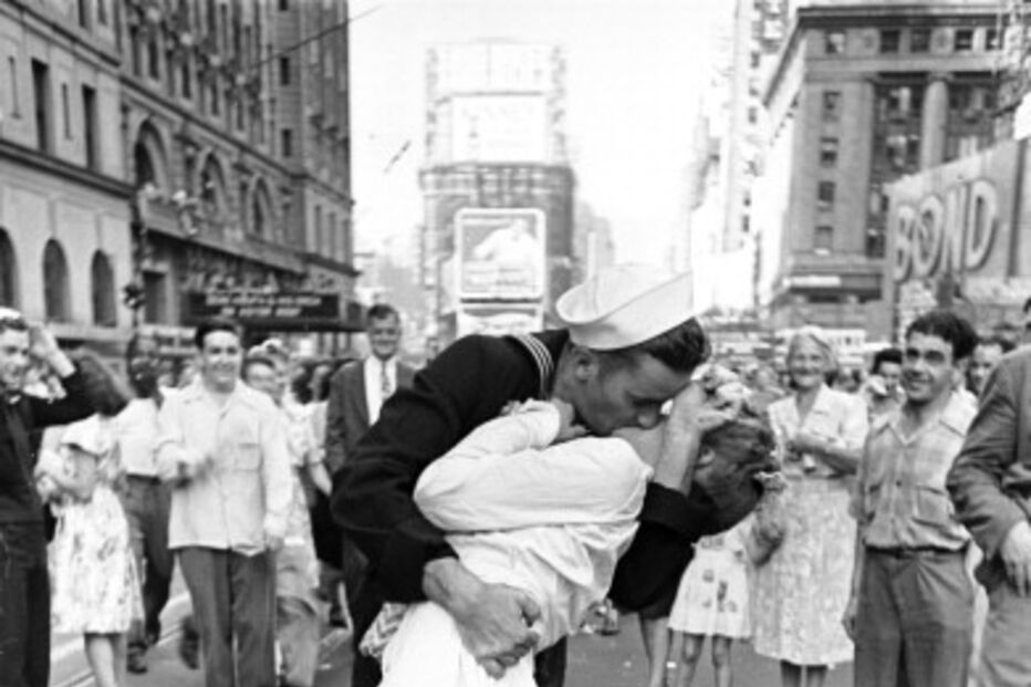 Fotografia icónica do beijo em Times Square
